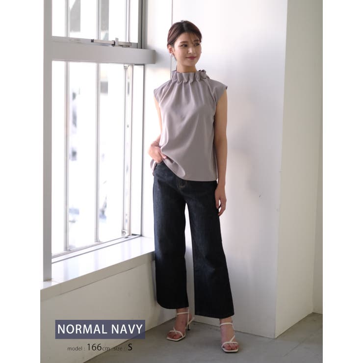 今すぐ取り入れたい！5サイズ展開ワイドデニムパンツ | aquagarage | 詳細画像11 