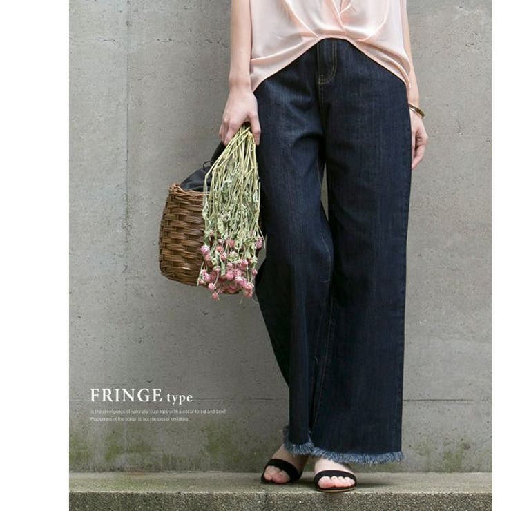 今すぐ取り入れたい！5サイズ展開ワイドデニムパンツ | aquagarage | 詳細画像20 