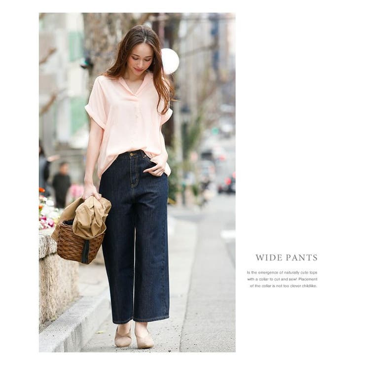 今すぐ取り入れたい！5サイズ展開ワイドデニムパンツ | aquagarage | 詳細画像21 