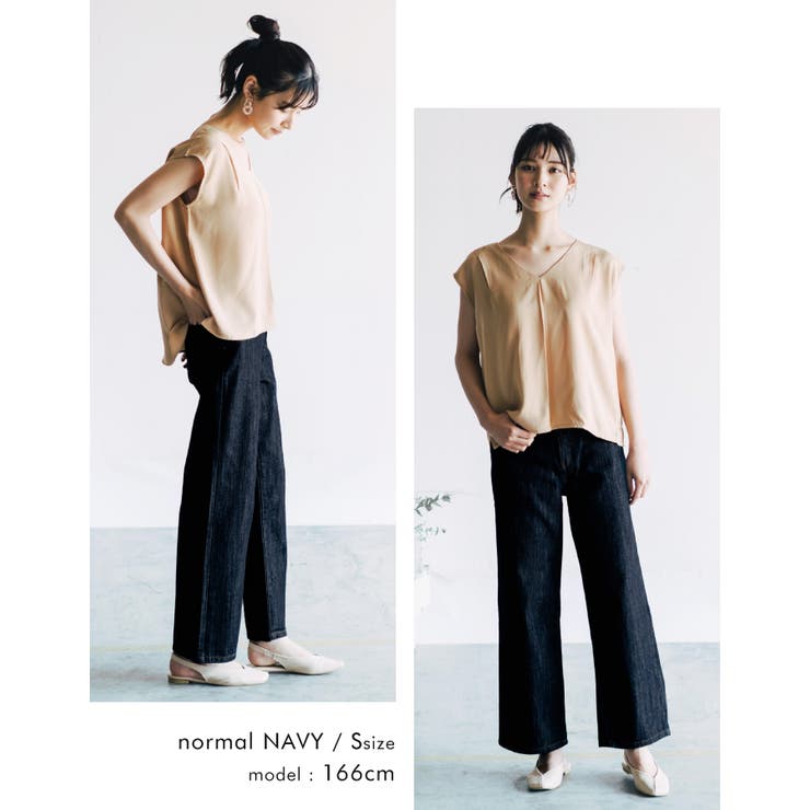 今すぐ取り入れたい！5サイズ展開ワイドデニムパンツ | aquagarage | 詳細画像13 