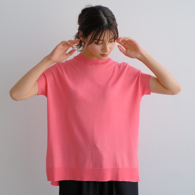 冷感素材がうれしい！ロング丈サマーニットトップス | aquagarage | 詳細画像10 