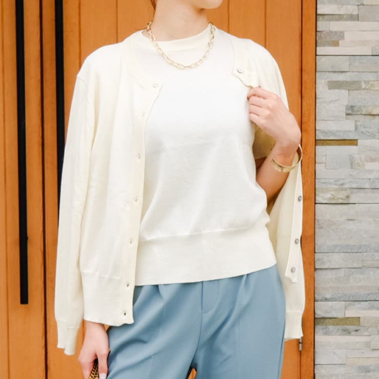 アイボリー | セットでも単品でも使える♪ニットアンサンブル | aquagarage