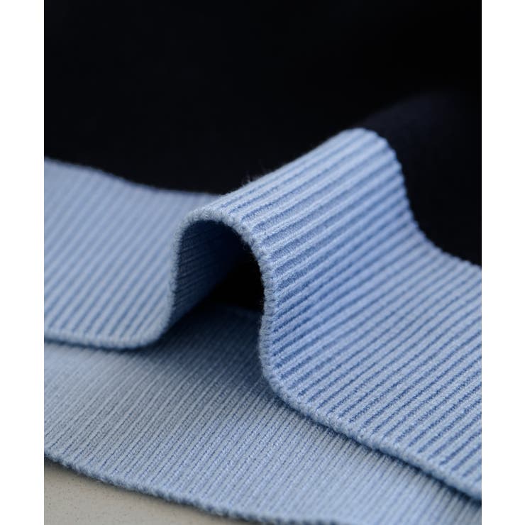 上品な配色デザインと艶のあるゴールドボタンが大人可愛いバイカラーカーディガン | aquagarage | 詳細画像20 