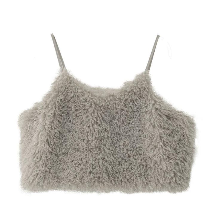 グレー | フェイクファービスチェ | aquagarage