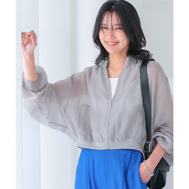 バンドカラーシアーシャツ レディース 春 秋 M | aquagarage | 詳細画像13 