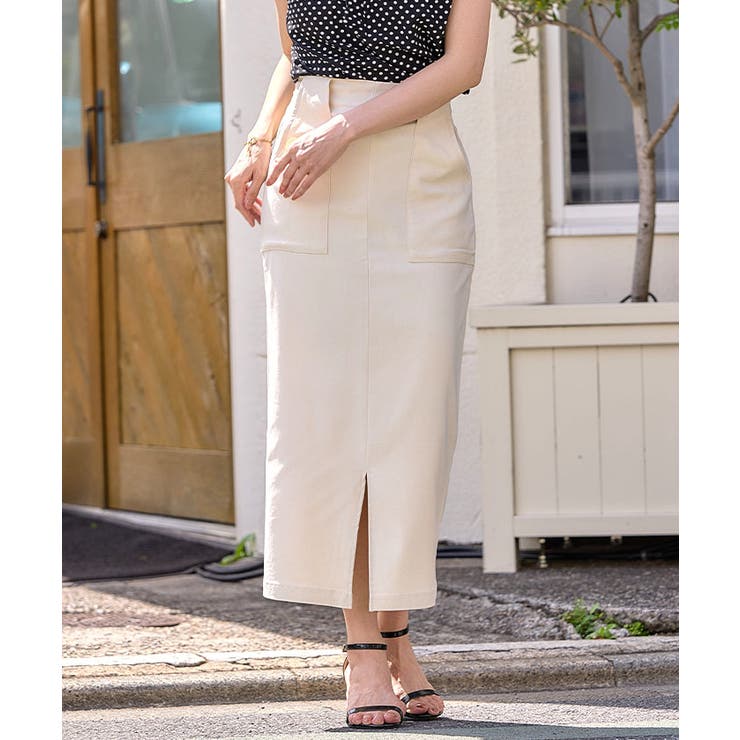 ストレッチベイカースカート レディース 春 夏 秋 M L | aquagarage | 詳細画像13 