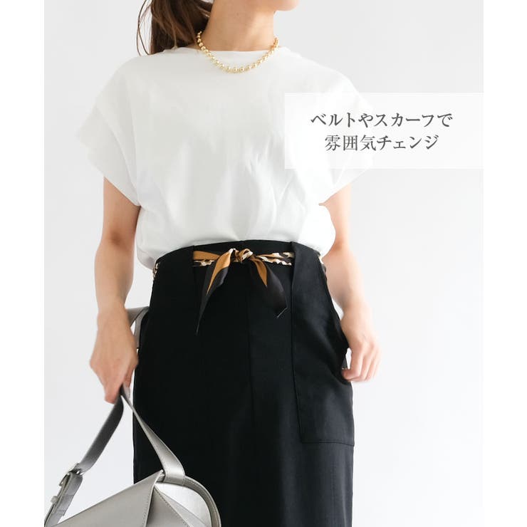 ストレッチベイカースカート レディース 春 夏 秋 M L | aquagarage | 詳細画像17 