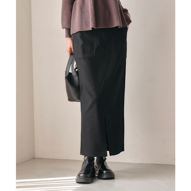 ストレッチベイカースカート レディース 春 夏 秋 M L | aquagarage | 詳細画像2 