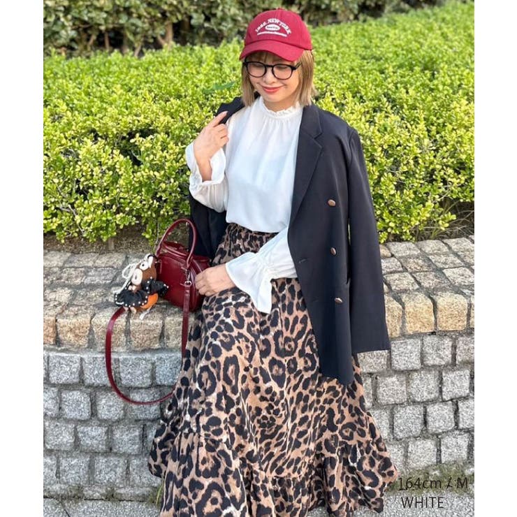 フリルスタンドカラーブラウス 秋 冬 | aquagarage | 詳細画像11 