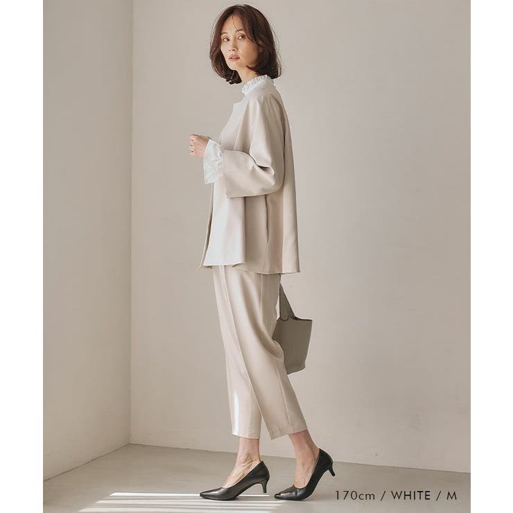 フリルスタンドカラーブラウス 秋 冬 | aquagarage | 詳細画像21 