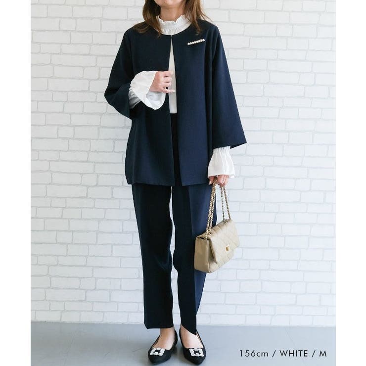 フリルスタンドカラーブラウス 秋 冬 | aquagarage | 詳細画像26 