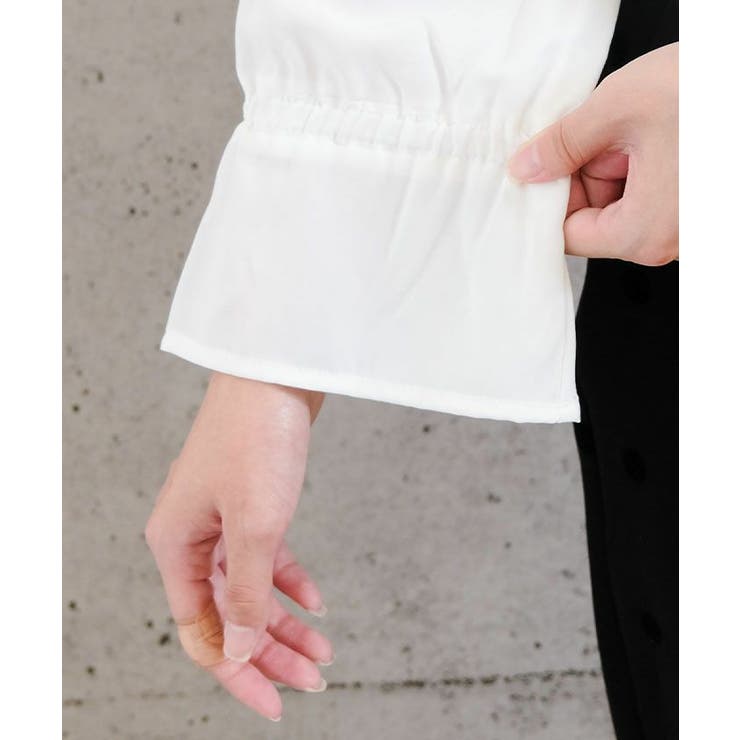 フリルスタンドカラーブラウス 秋 冬 | aquagarage | 詳細画像28 