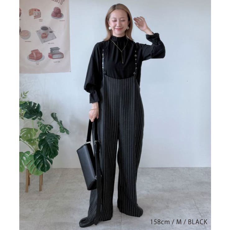 フリルスタンドカラーブラウス 秋 冬 | aquagarage | 詳細画像5 