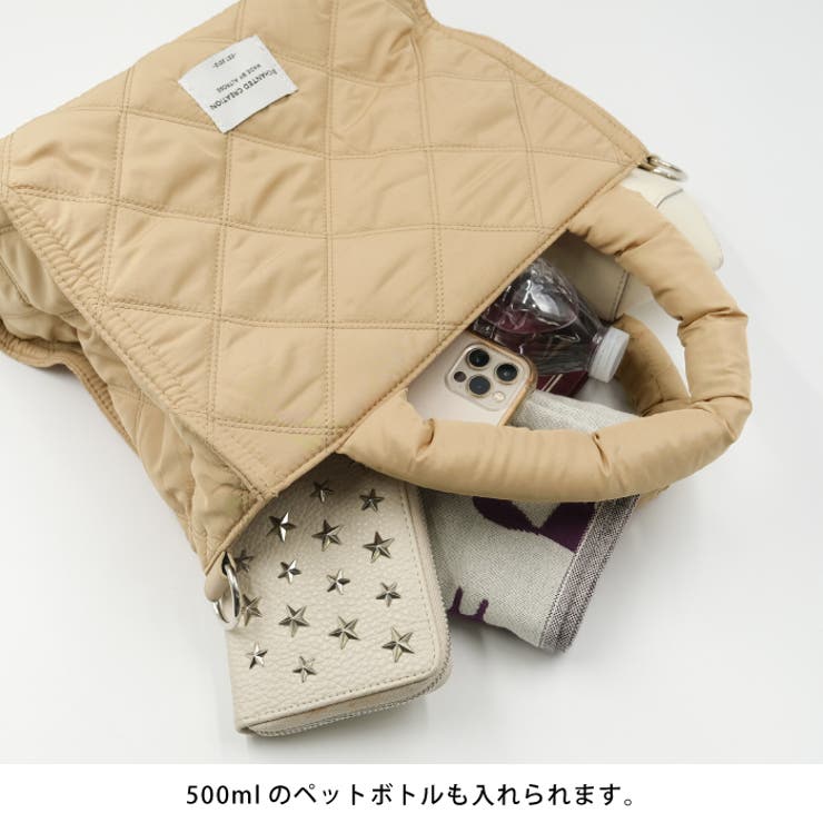 ハンド・ショルダーの2wayで使える! キルティングハンドバッグ | aquagarage | 詳細画像10 