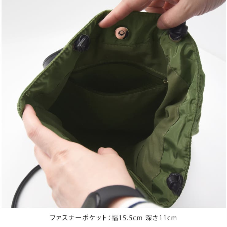新品未使用【UN3D.】キルティングトート◇カーキ完売品 キルティング2wayトートバッグ ONDOO ギフト対象 バッグ