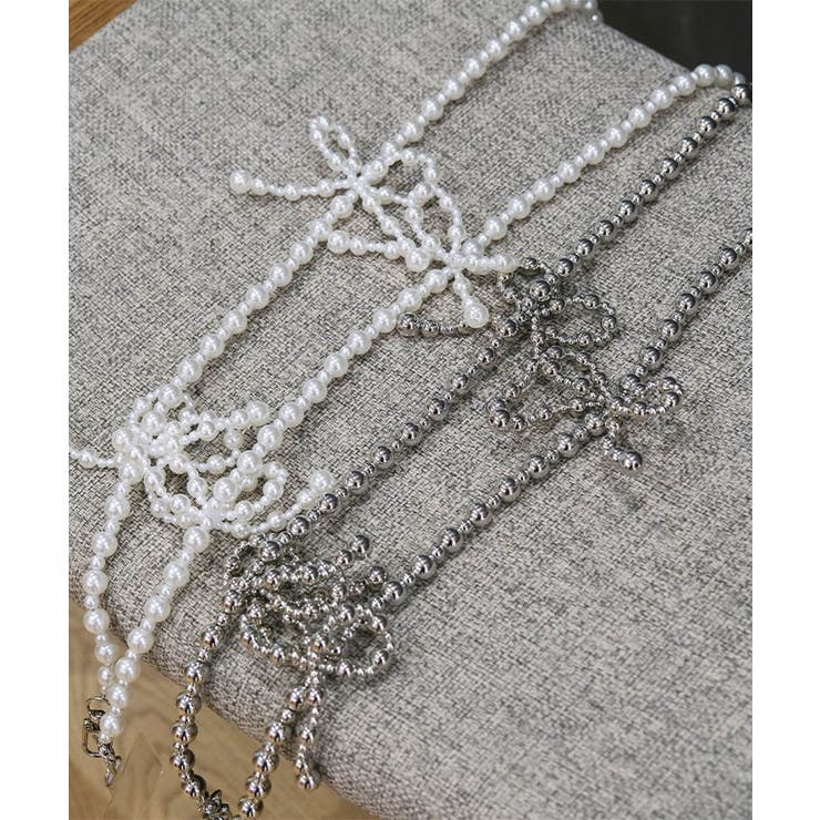 ビーズリボンストラップ レディース パール | aquagarage | 詳細画像7 