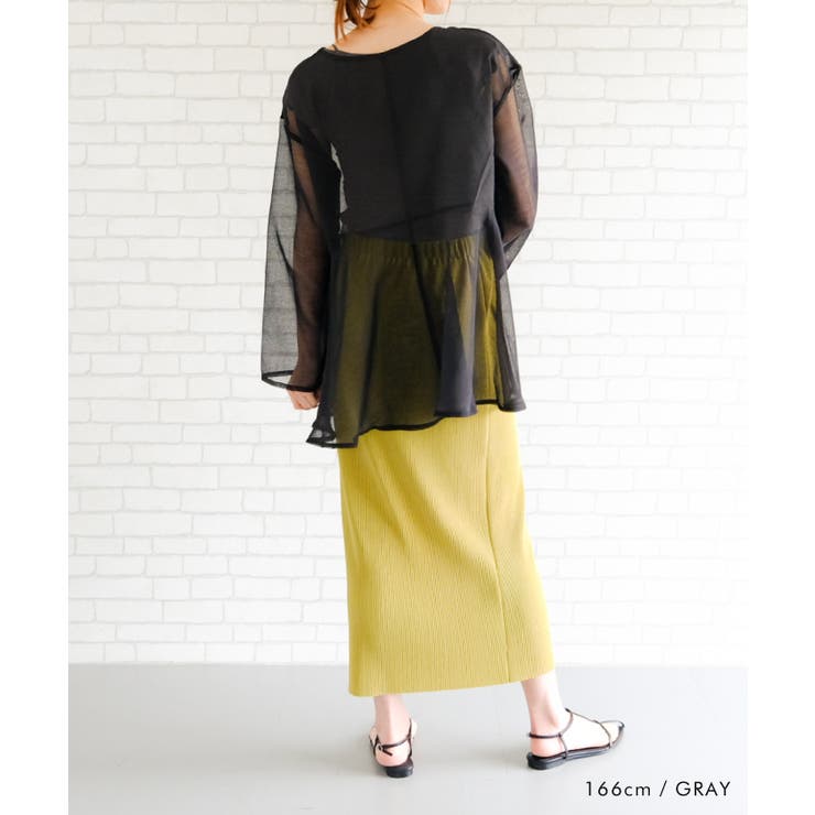 伸縮性抜群!ストレスフリーに着られる2wayフレンチスリーブブラトップ | aquagarage | 詳細画像15