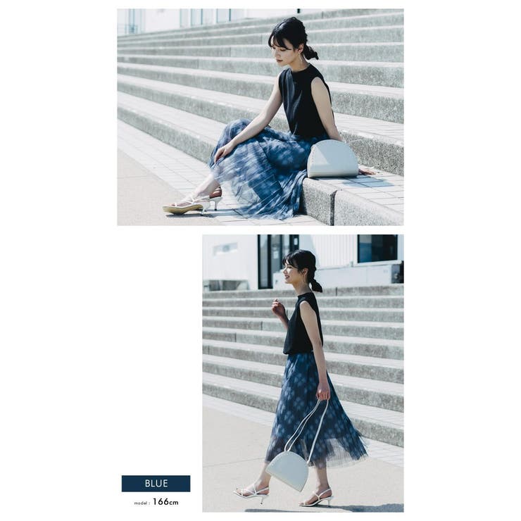 チュールスカート プリーツスカート レディース | aquagarage | 詳細画像10 