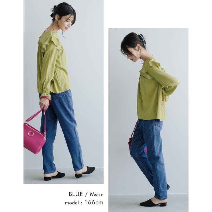 オールシーズン着回せる万能アイテム！ハイウエストデニムパンツ | aquagarage | 詳細画像13 