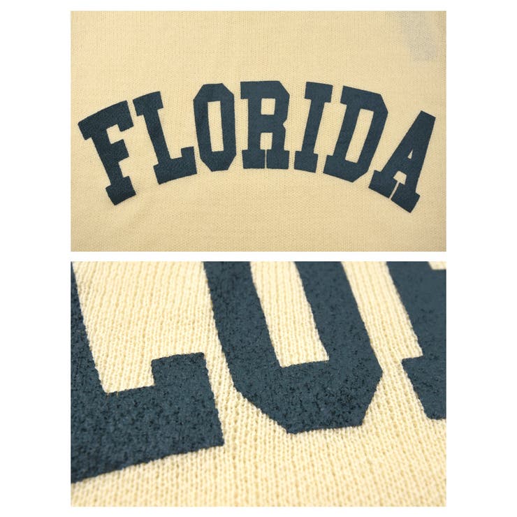 胸元のロゴプリントが存在感を高めてくれる！ロゴプリントニットトップス | aquagarage | 詳細画像12 