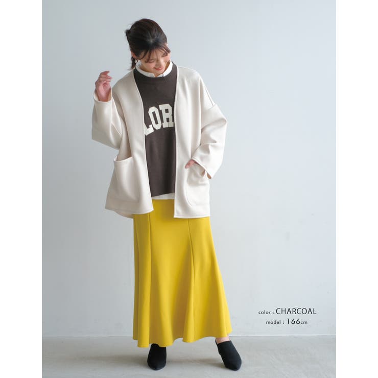 胸元のロゴプリントが存在感を高めてくれる！ロゴプリントニットトップス | aquagarage | 詳細画像21 