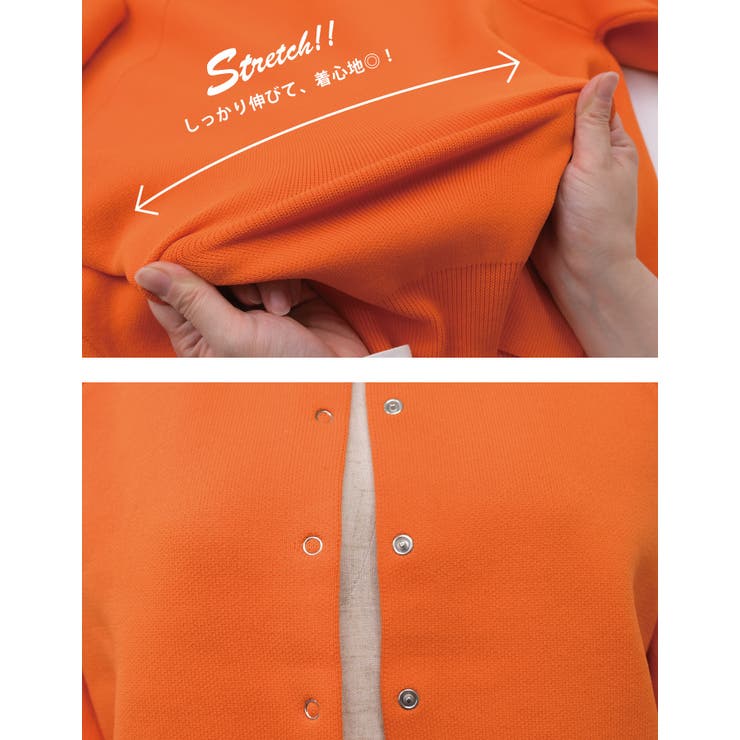 カジュアルにもきれいめにも着られる！スナップボタンニットカーディガン | aquagarage | 詳細画像7 