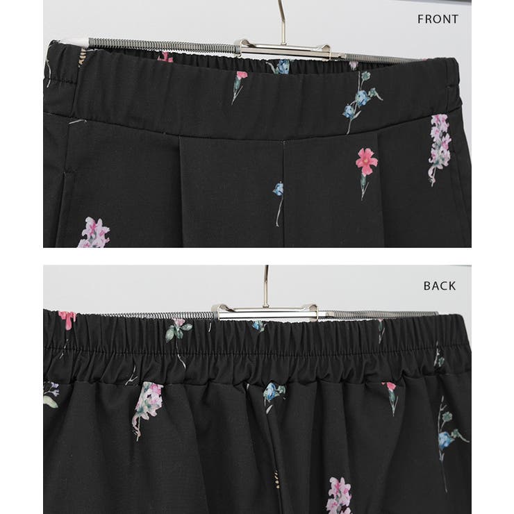 花柄ワイドパンツ  レディース 春 夏 秋 M | aquagarage | 詳細画像16 