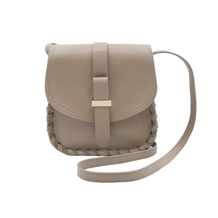 グレーベージュ | ショルダーバッグ ポシェット フラップバッグ | aquagarage