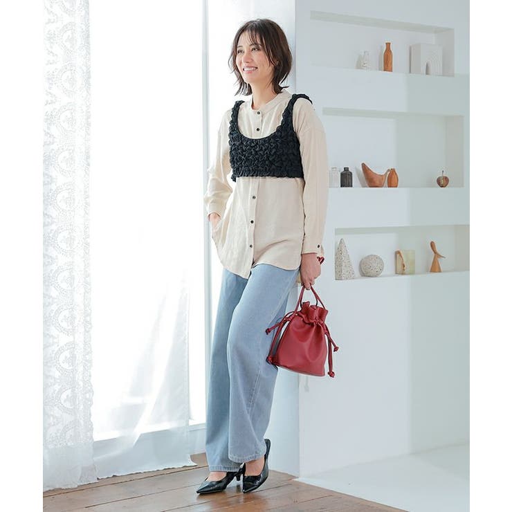 巾着2wayショルダーバッグ | aquagarage | 詳細画像10 