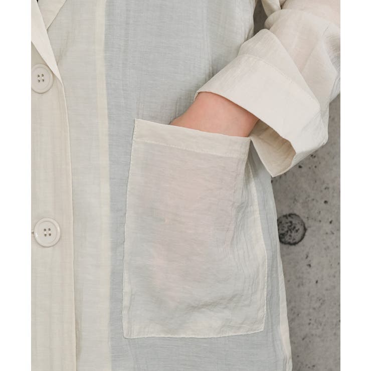 シアーテーラードジャケット 春 夏 秋 M | aquagarage | 詳細画像11 