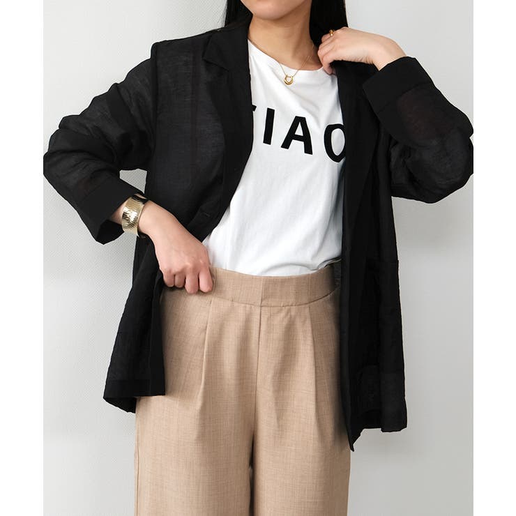 シアーテーラードジャケット 春 夏 秋 M | aquagarage | 詳細画像7 