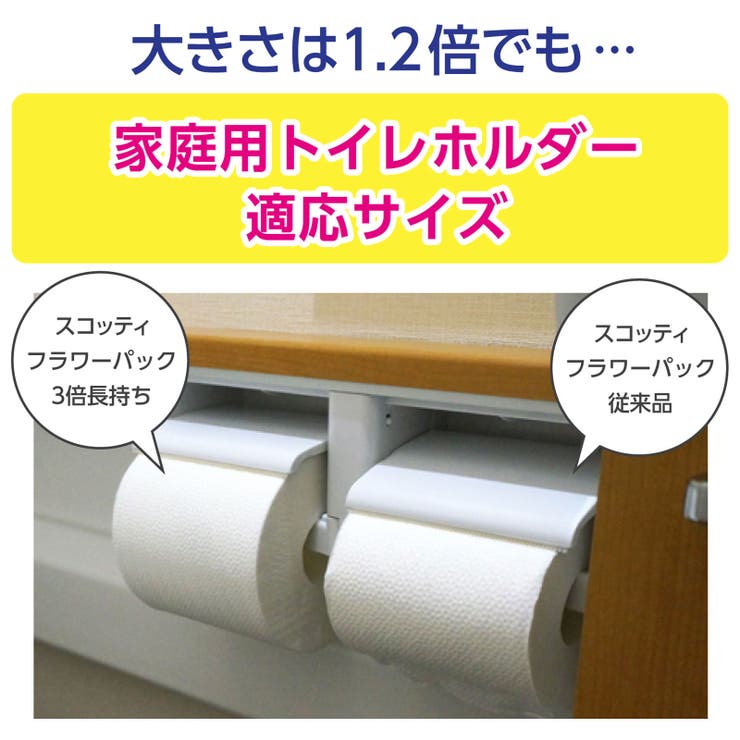 スコッティ フラワー3倍長持ち 12ロール ダブル | Shoplimart＃ | 詳細画像6 