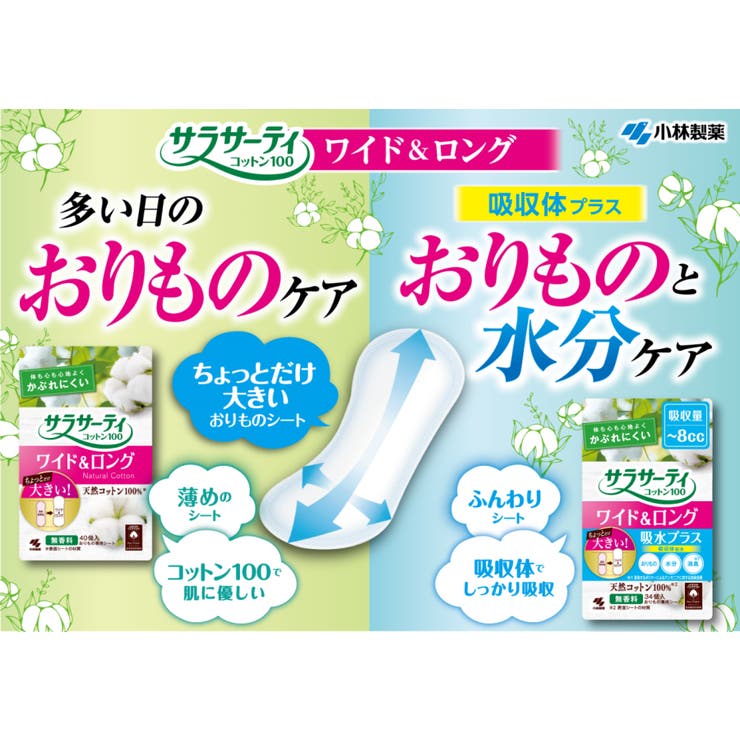 サラサーティコットン100 ワイド＆ロング 40個 | Shoplimart＃ | 詳細画像2 