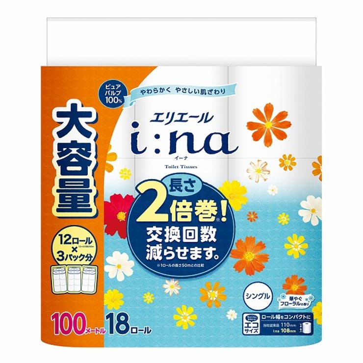 エリエール イーナトイレット 100M 18R S | Shoplimart＃ | 詳細画像1 