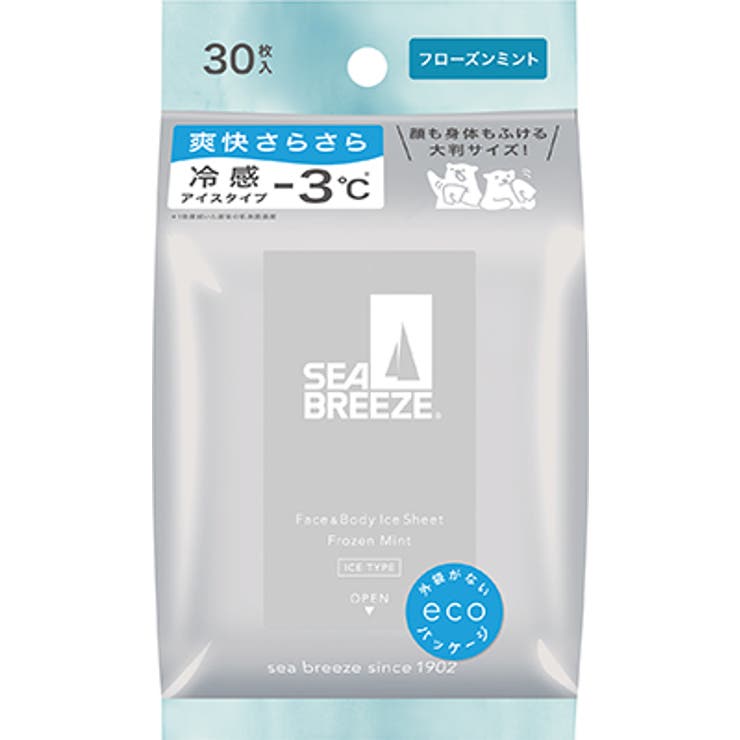 フローズンミント | シーブリーズ フェイス＆ボディアイスシート 30枚 | Shoplimart＃