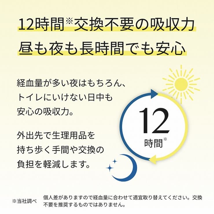 エリスショーツ 昼・夜 長時間用 ブラックカラー 4枚 | Shoplimart＃ | 詳細画像6 