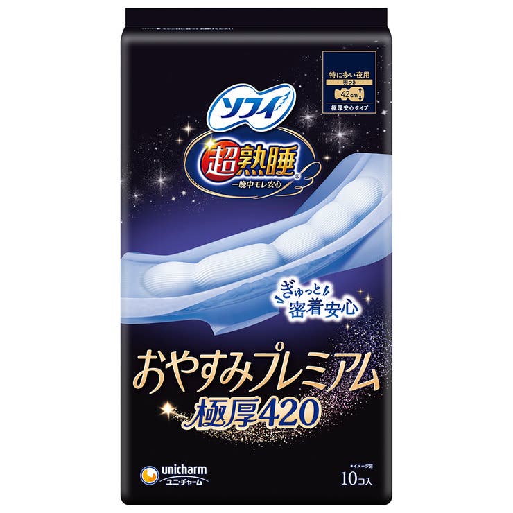 ソフィ 超熟睡おやすみプレミアム 極厚 420 10枚 | Shoplimart＃ | 詳細画像1 