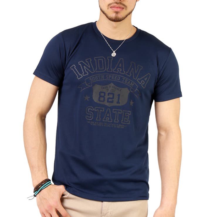 Ｄ柄ネイビー | Tシャツ メンズ 半袖Tシャツ | ARCADE