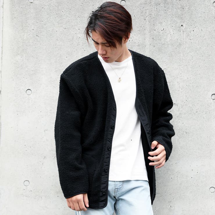 ノーカラージャケット メンズ カーディガン 品番 Rq Arcade アーケード のメンズ ファッション通販 Shoplist ショップリスト