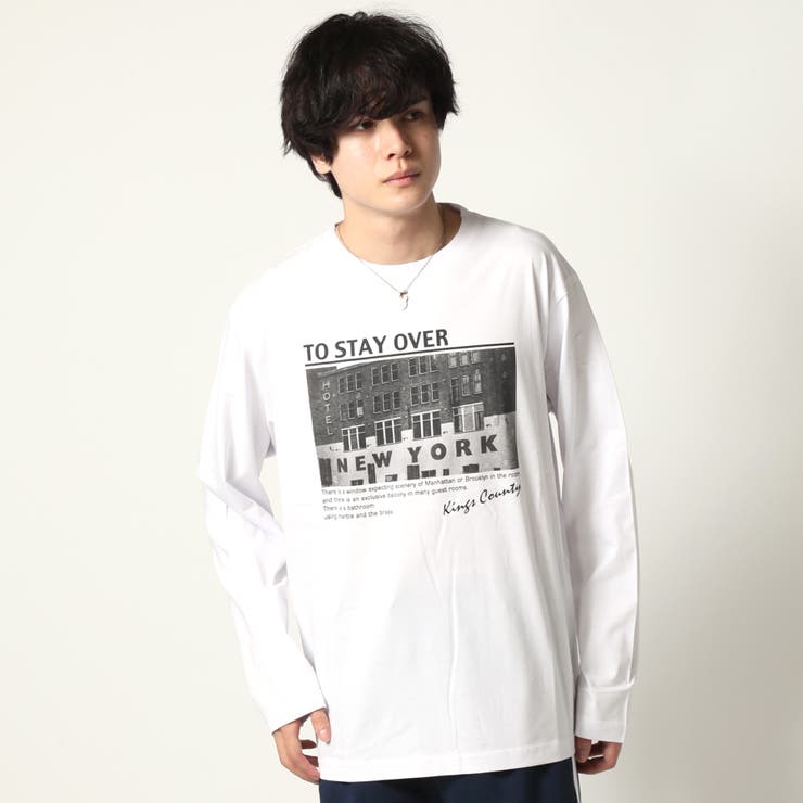 ホワイト(B柄) | フォトデザイン Tシャツ メンズ | ARCADE