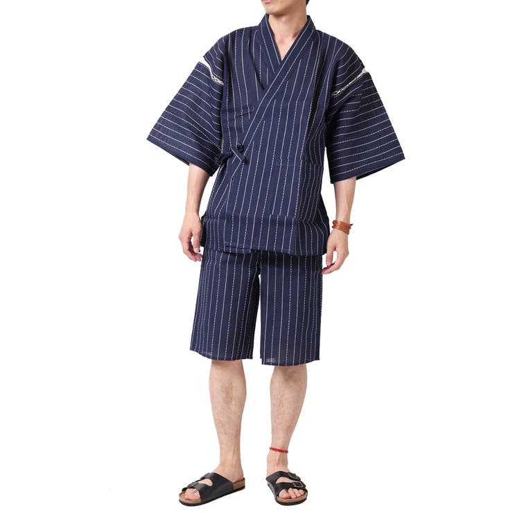 B柄 | 清涼素材 和柄 甚平 | ARCADE