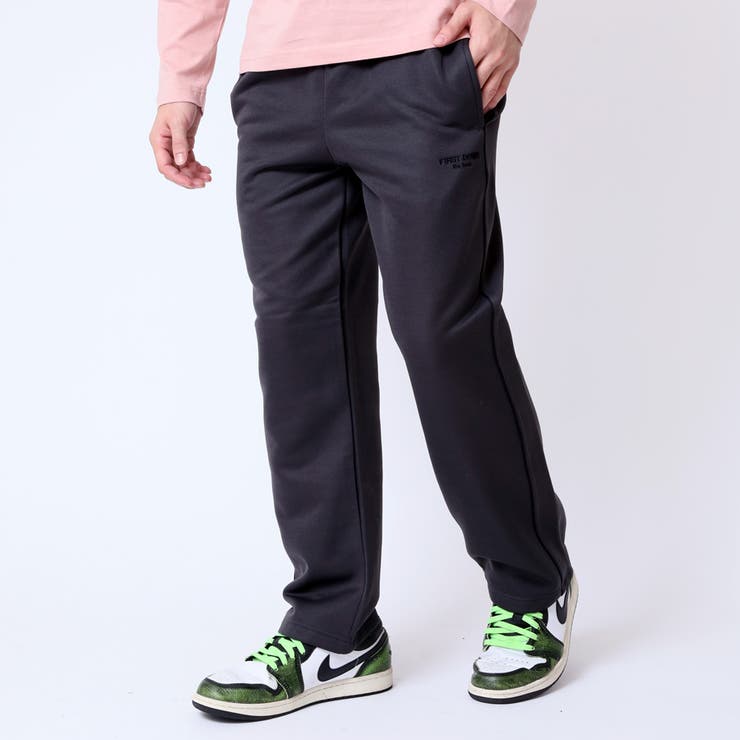 グレー(パイピング) | 暖かい 裏起毛パンツ フリースジャージ | ARCADE