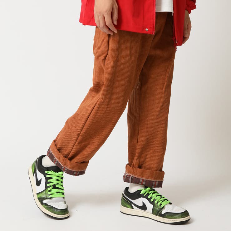 ブラウン | 暖かい 裏起毛 コーデュロイパンツ | ARCADE