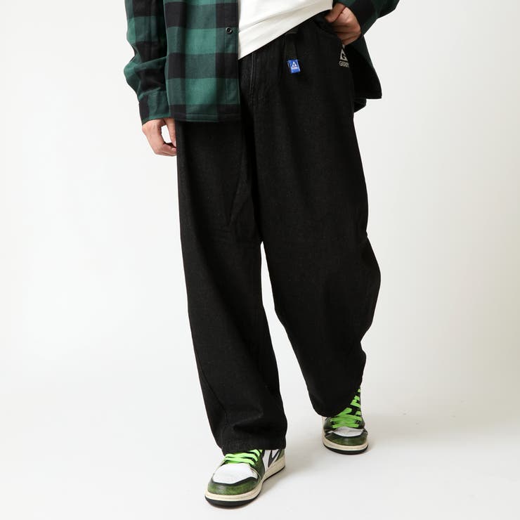 ブラック01 | GERRY デニム バレルレッグデニムパンツ | ARCADE