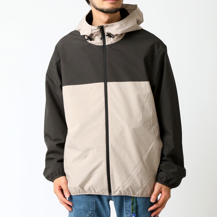 90ベージュ/チャコール | マウンテンパーカー メンズ ウインドブレーカー | ARCADE
