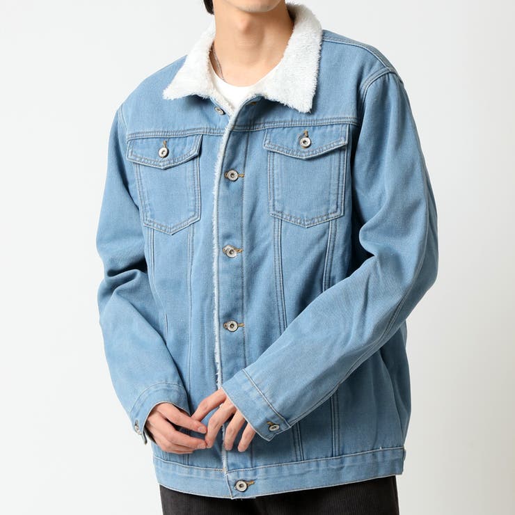 ライトブルー | ボアジャケット メンズ ボアアウター | ARCADE