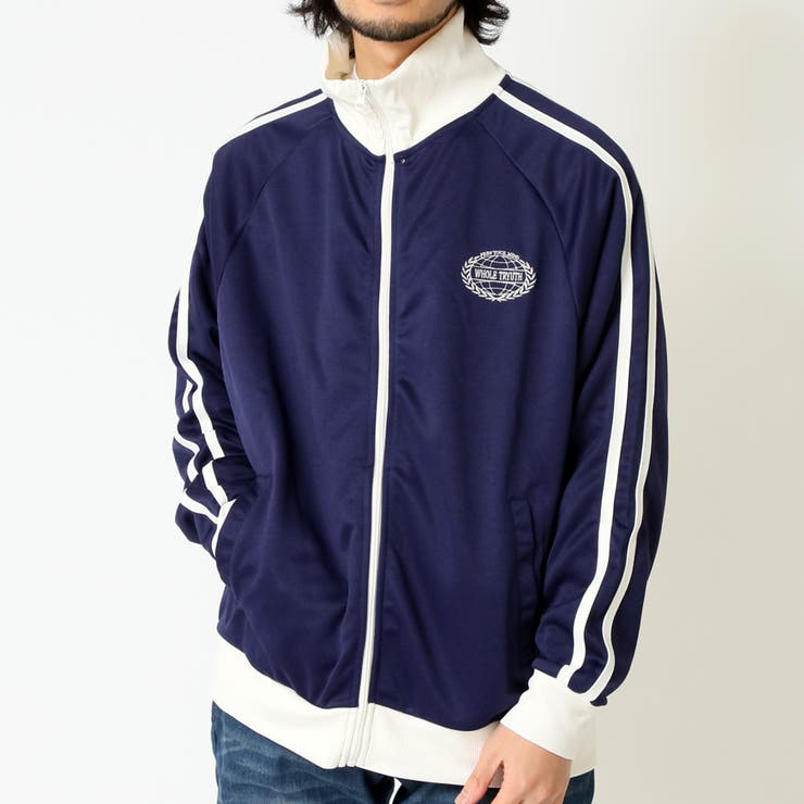 トラックジャケット メンズ ハイネック[品番:RQ000009385 トラックジャケット メンズ ハイネック[品番:RQ000009385
