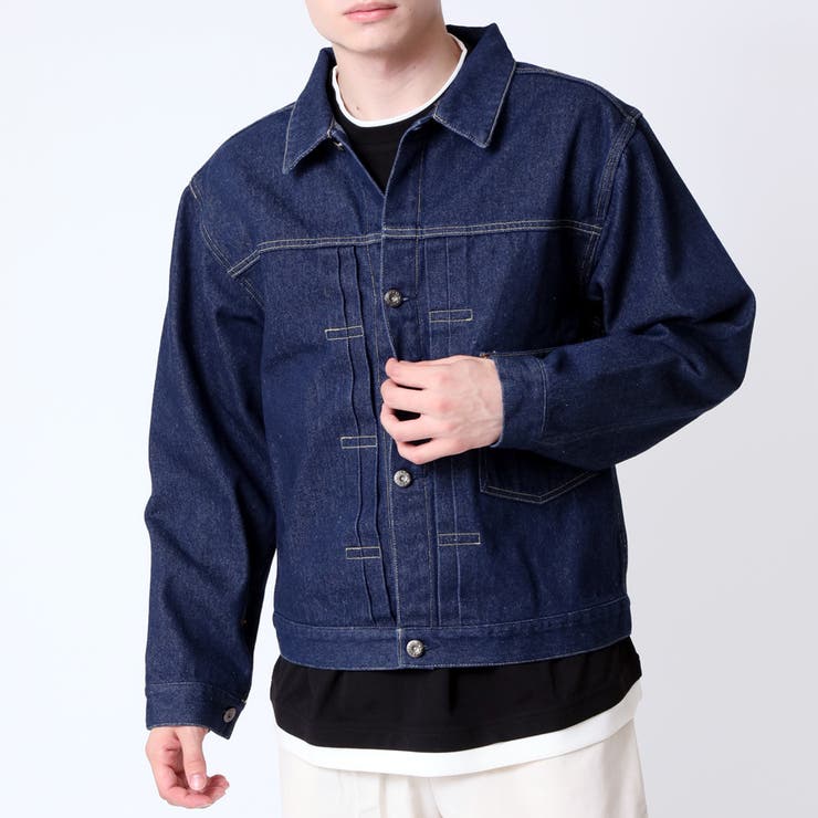 美品☆ 23区 デニムジャケット　Gジャン　46 大きいサイズ　インディゴ Levi's デニムジャケット gジャン Levi's/リーバイス デニム