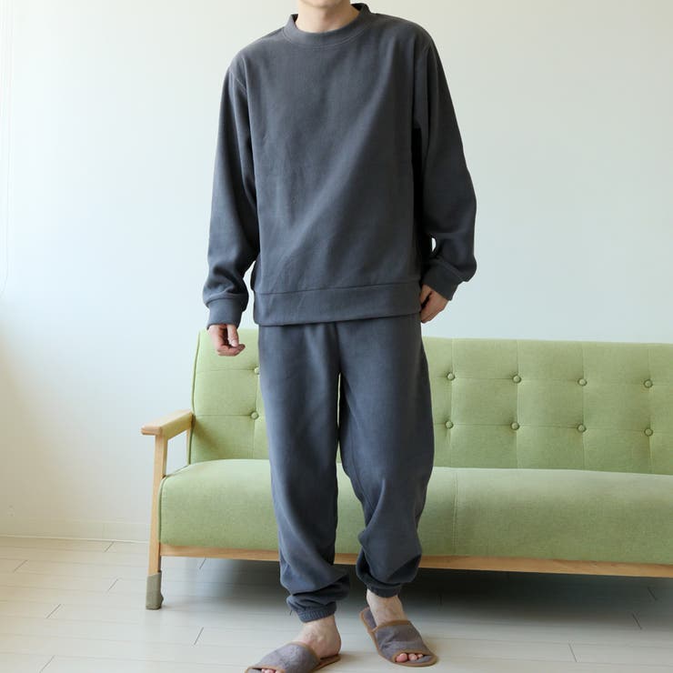 チャコール | 暖かい ルームウェア 上下セット | ARCADE