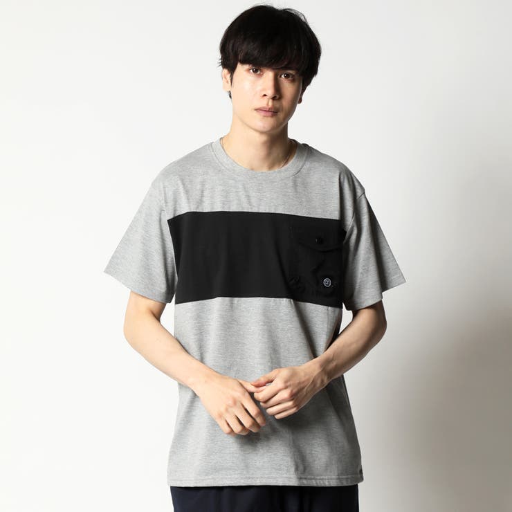 切り替え Ｔシャツ メンズ[品番：RQ000003963]｜ARCADE（アーケード